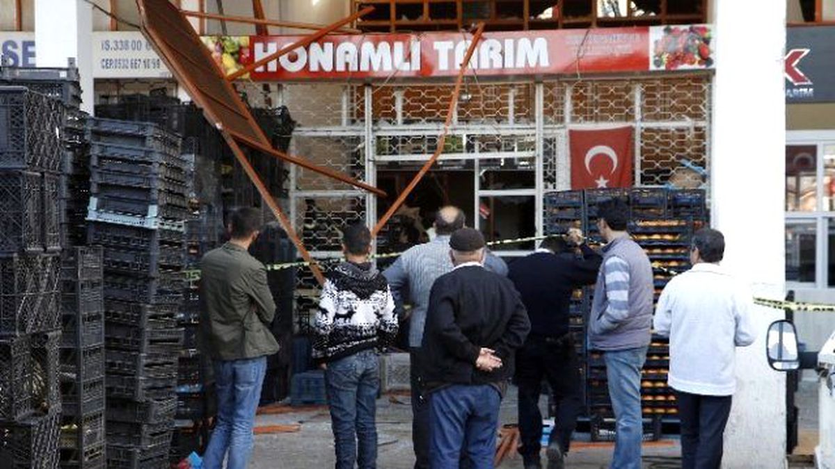 Toptancı Halinde Karpit Patladı: 1 Yaralı
