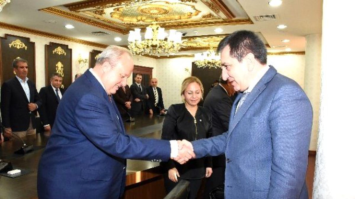 Vali Küçük, Aso Heyetini Kabul Etti