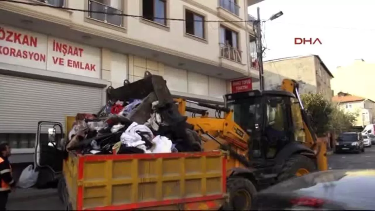 İstanbul'da Evden 5 Kamyon Çöp Çıktı
