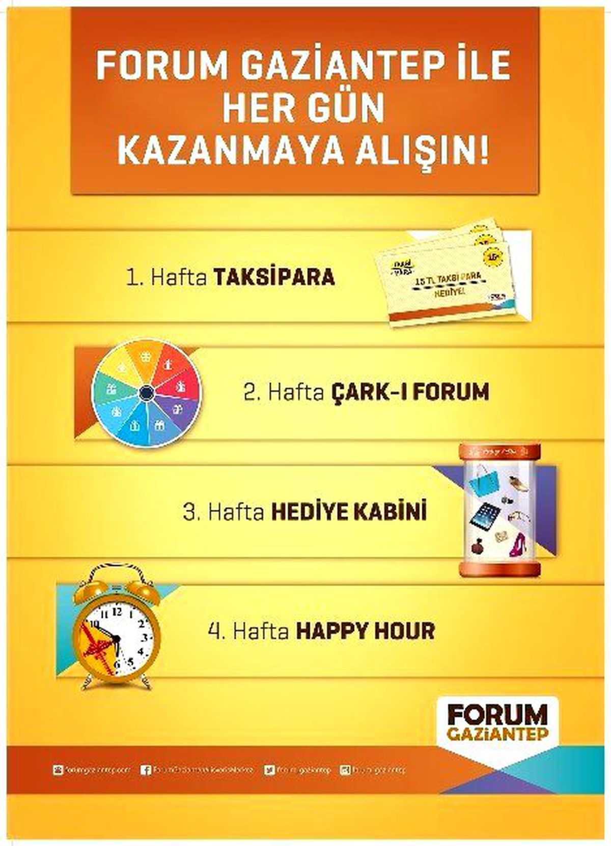 Forum Gaziantep\'te Hediye ve Kampanya Yağmuru Devam Ediyor