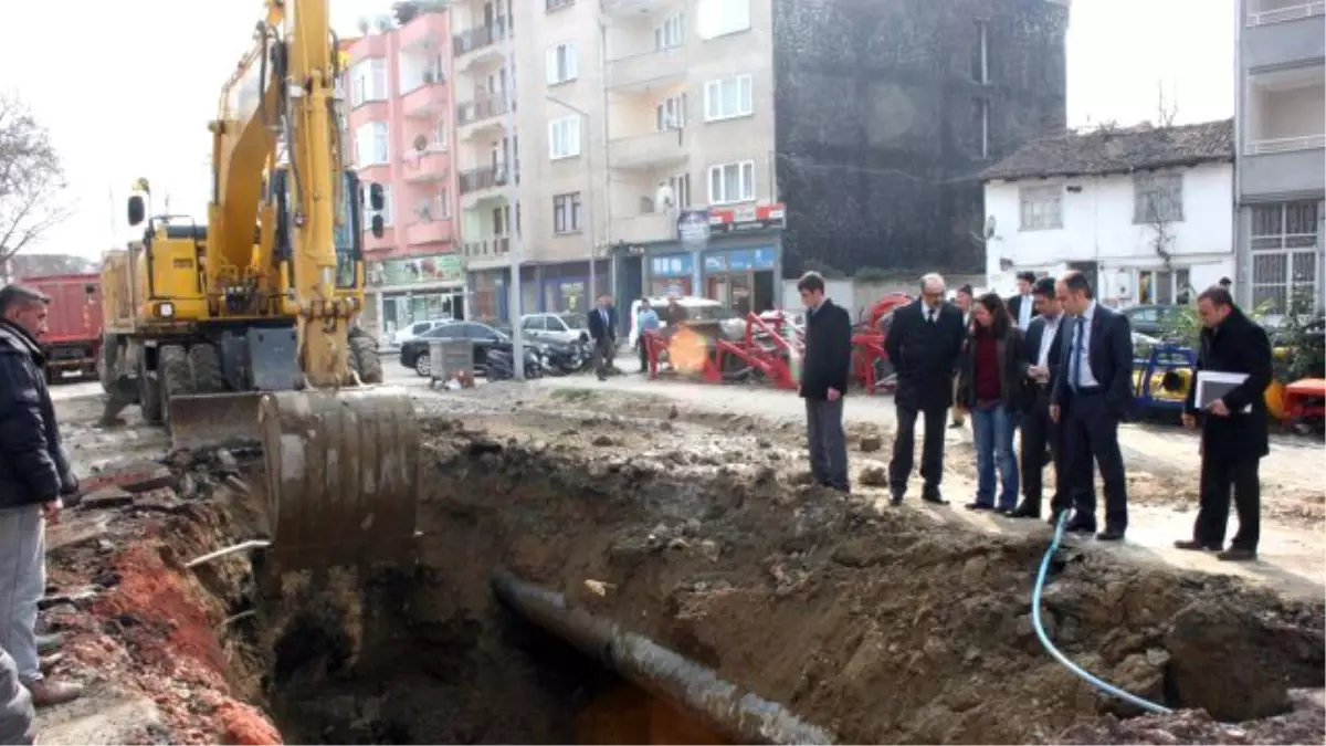 Hadimioğlu Altyapı Çalışmalarını İnceledi