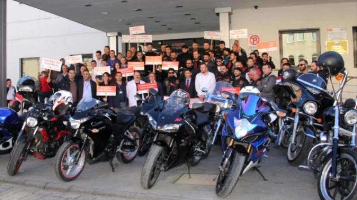 Motosikletliler Organ Bağışı İçin Gaza Bastı