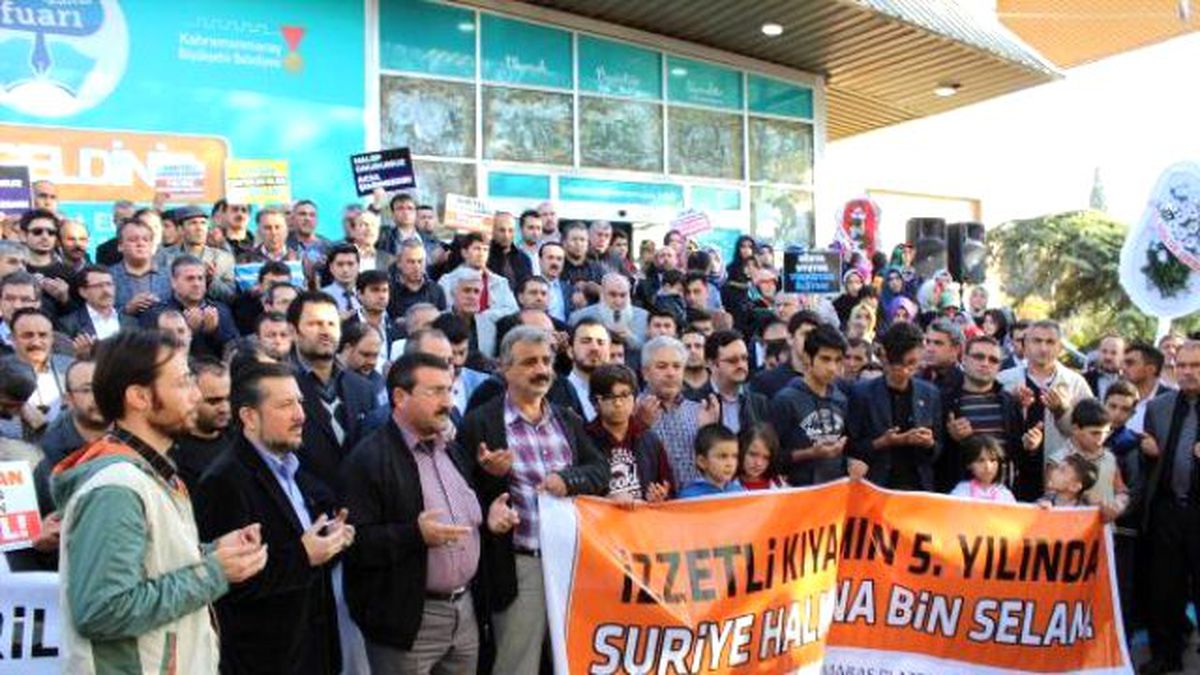 Kahramanmaraş\'ta Türkmenlere Yönelik Saldırılar Protesto Edildi