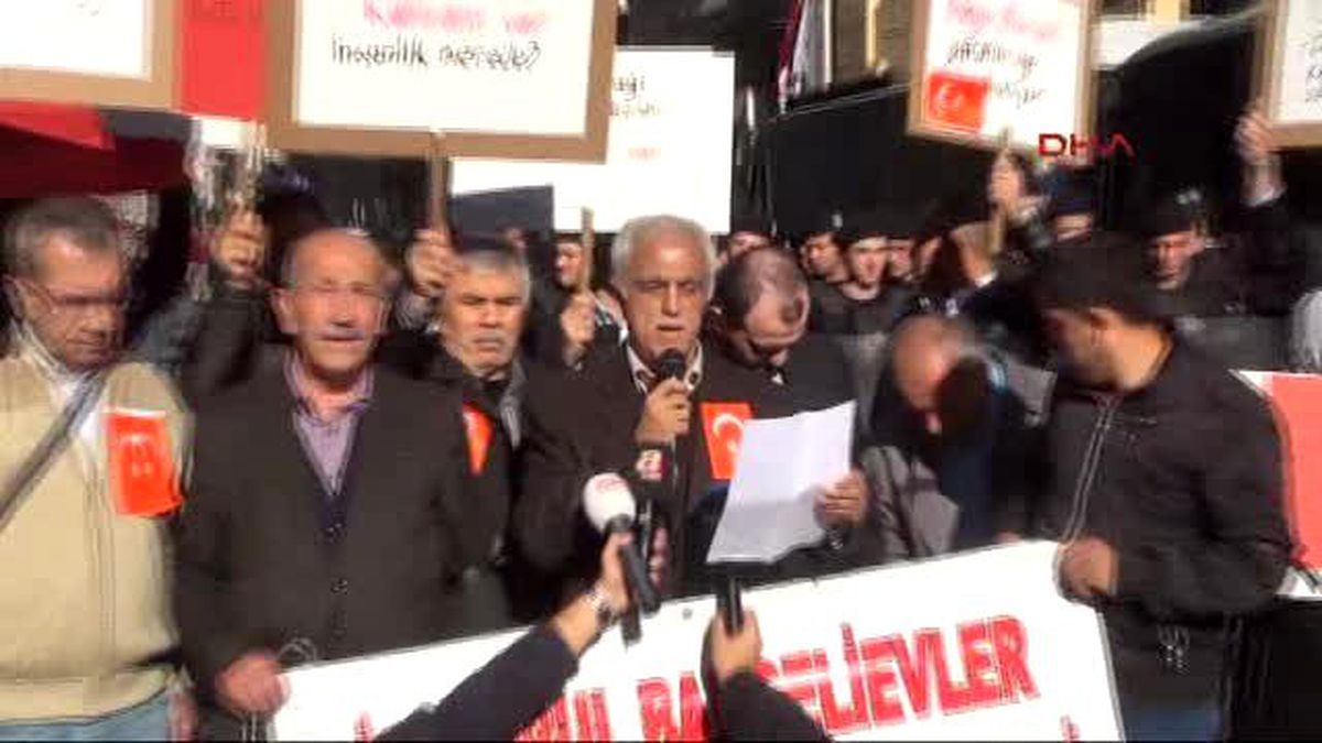 Rusya Başkonsolosluğu Önünde Protestolar...