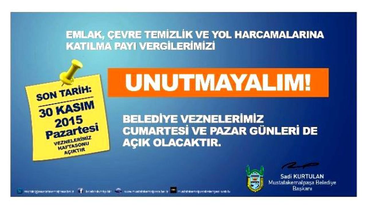 Belediyeden \'Vergi\' Mesaisi