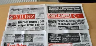 Çorum'da 4 Yerel Gazete Artık Basılmayacak