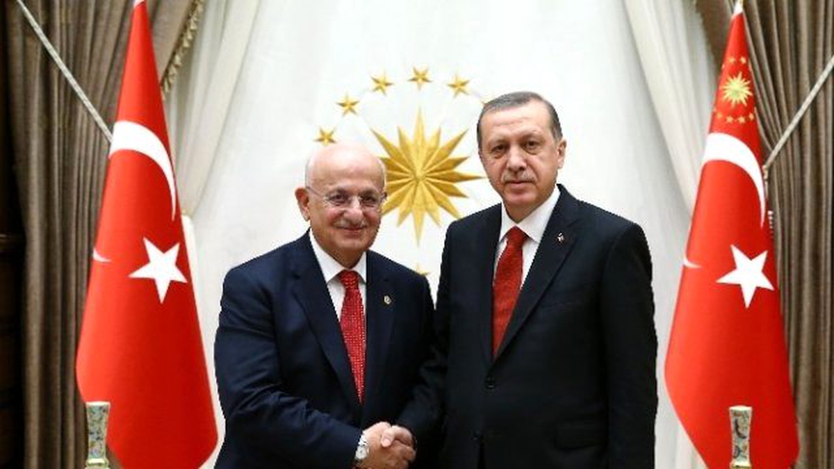 Cumhurbaşkanı Erdoğan, TBMM Başkanı Kahraman\'ı Kabul Etti