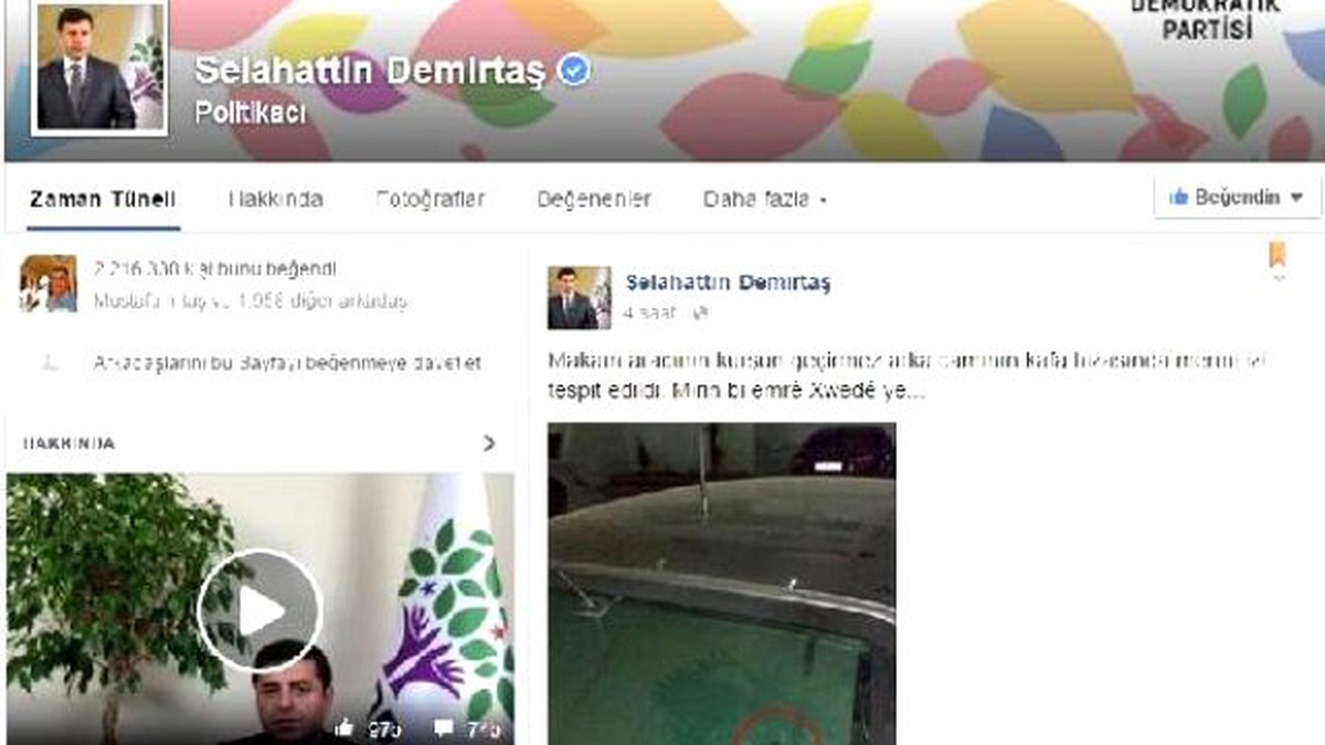 Demirtaş\'ın \'Kurşun\' İncelemesi Yapılan Makam Aracı 15 Gün Önce Tahsis Edilmiş