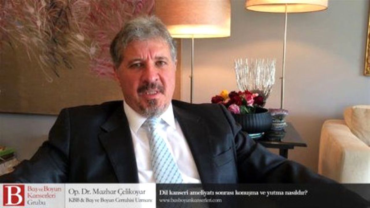 Dil Kanseri Ameliyatı Sonrası Konuşma ve Yutma Nasıldır? - Op. Dr. Mazhar Çelikoyar