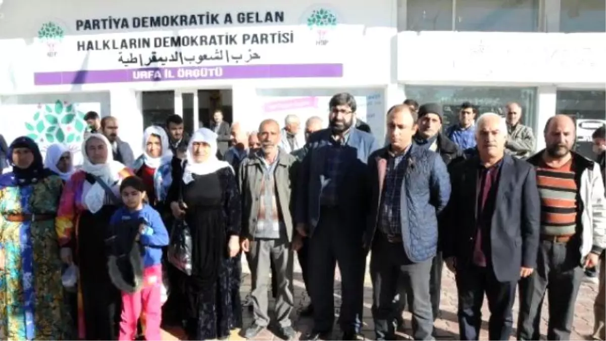 Şanlıurfa\'da Hdp ve Dbp Üyeleri Nusaybin\'e Gitti