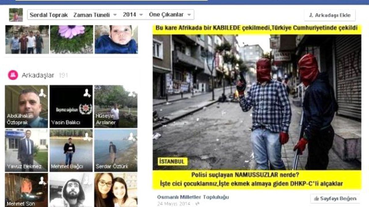 Şehit Polisten \'Terör\' Paylaşımı