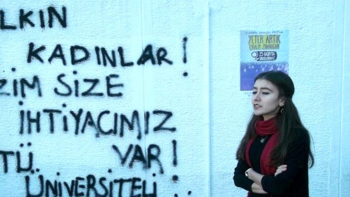 Üniversiteli Öğrenciler Kadın Cinayetleri İçin Eylem Yaptı