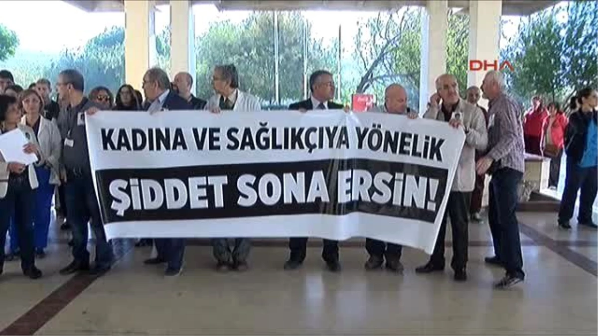 Antalya Sağlıkta Şiddete Protesto