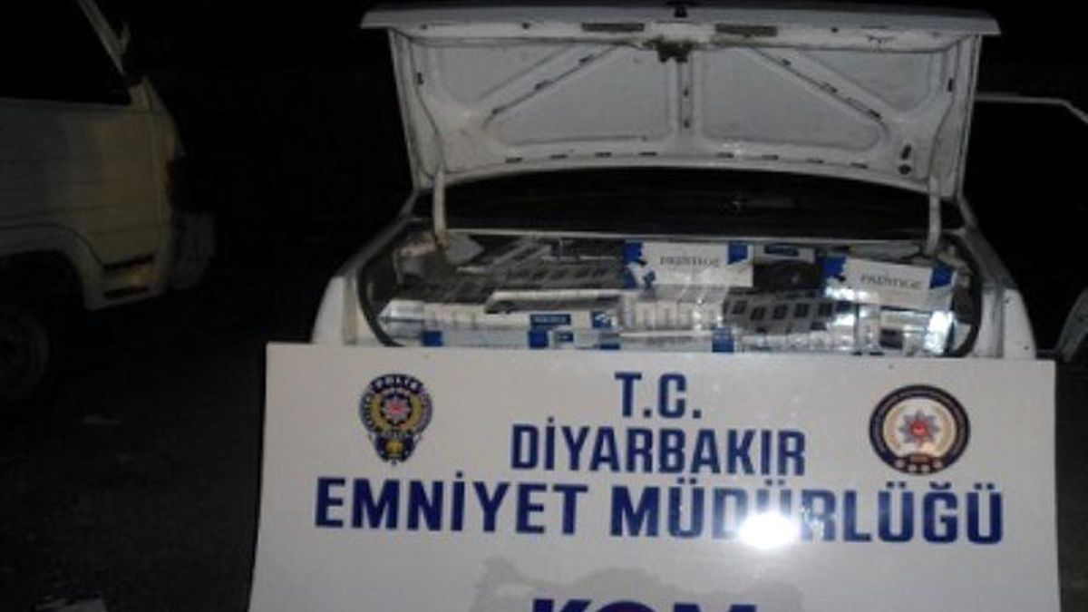 Diyarbakır\'da Kaçak Sigara, Çay Akaryakıt Ele Geçirildi