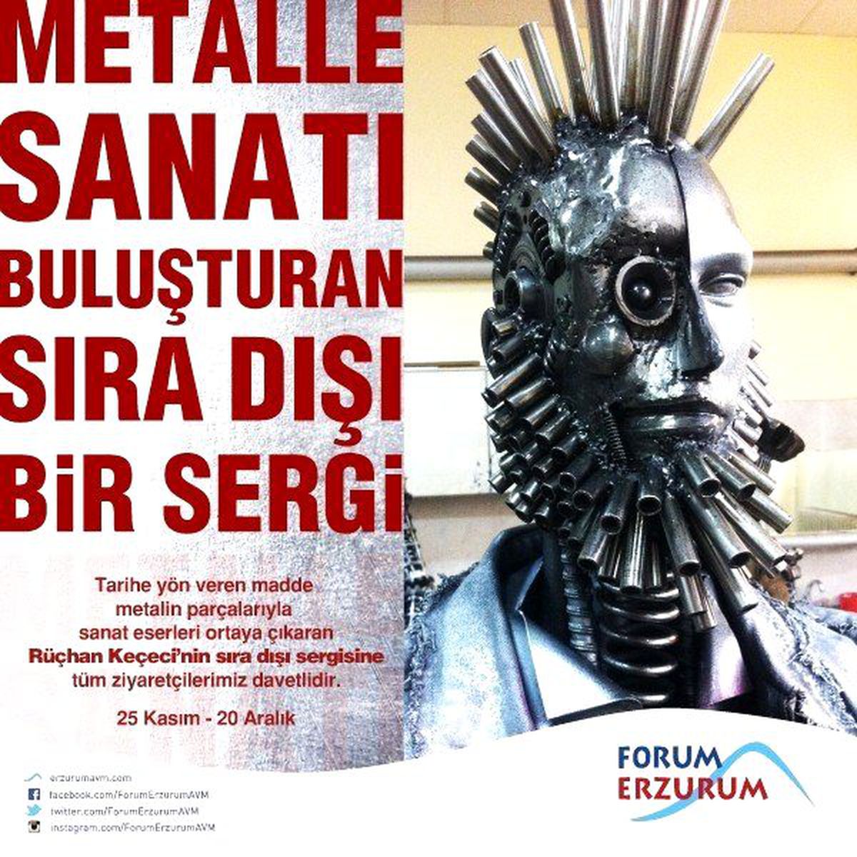 Forum Erzurum\'da Sıra Dışı Sergi
