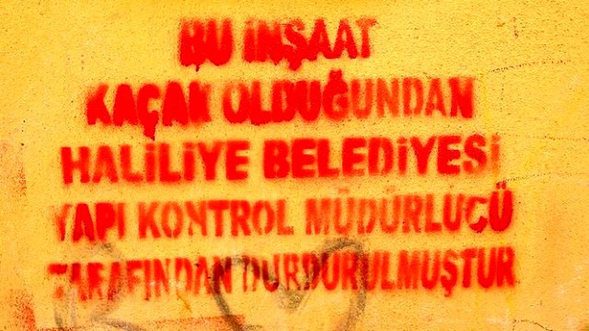 Haliliye\'de Kaçak Yapılara Yeni Önlem