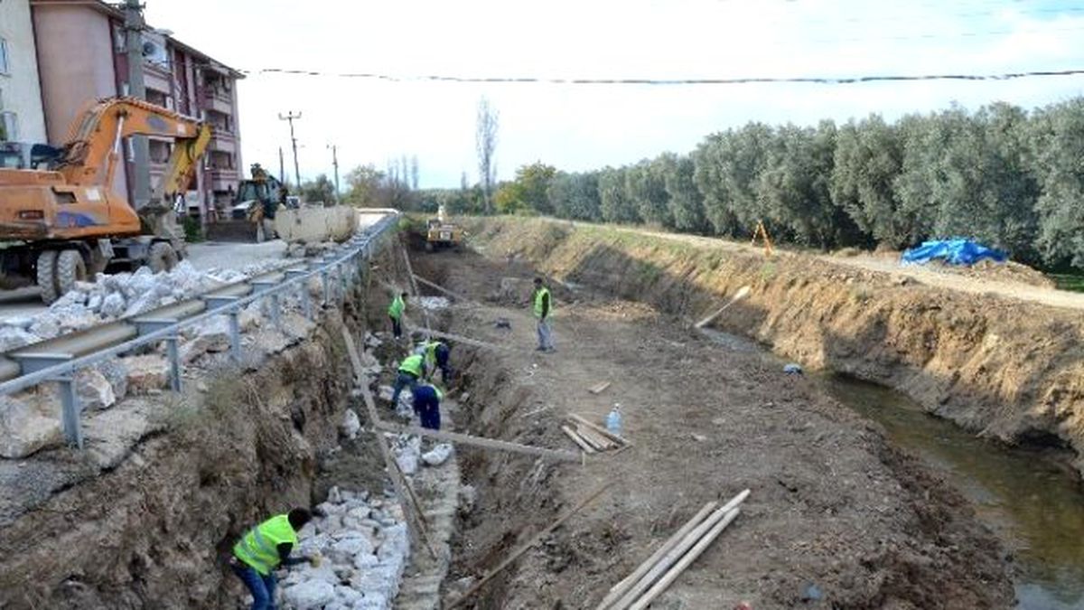 Kıran Deresi Islah Ediliyor