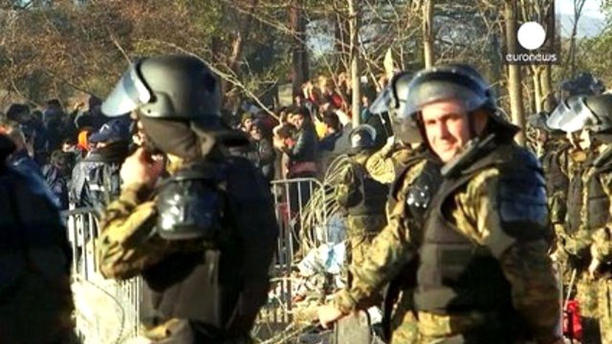 Makedonya\'ya Alınmayan Mülteciler Protestolarını Sürdürüyor