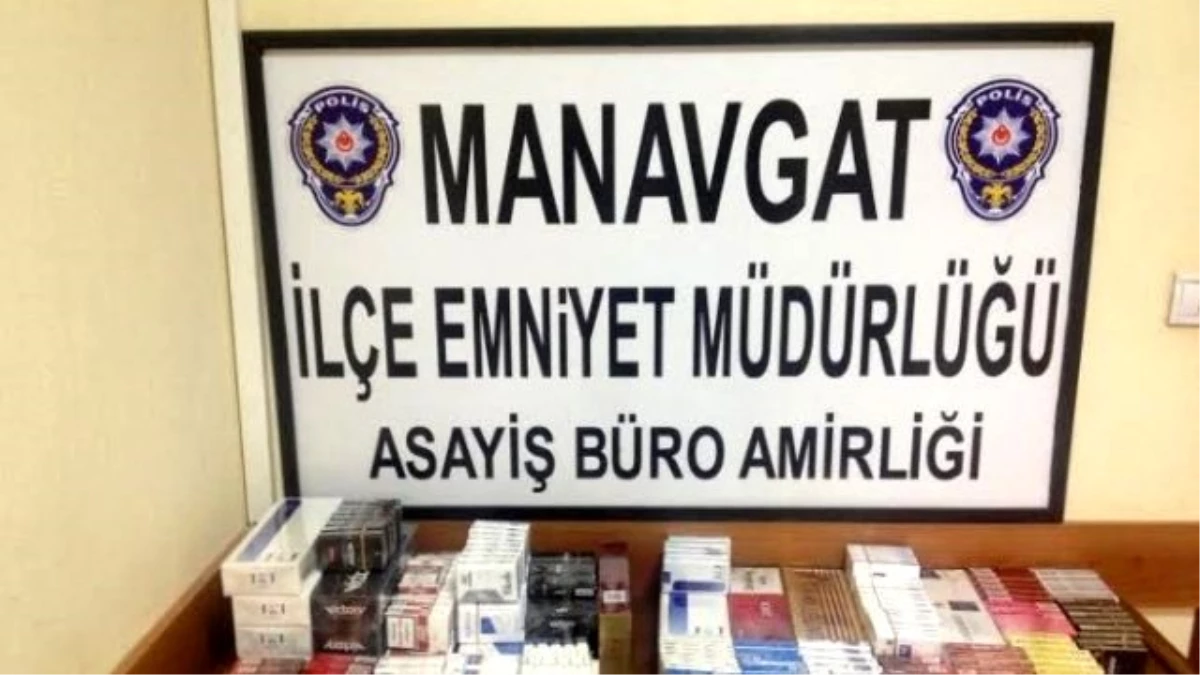 Manavgat Polisinden Kaçak Sigara Operasyonu