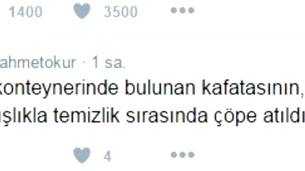 O Kafatasının Sırrını Vali Twıtter\'dan Açıkladı