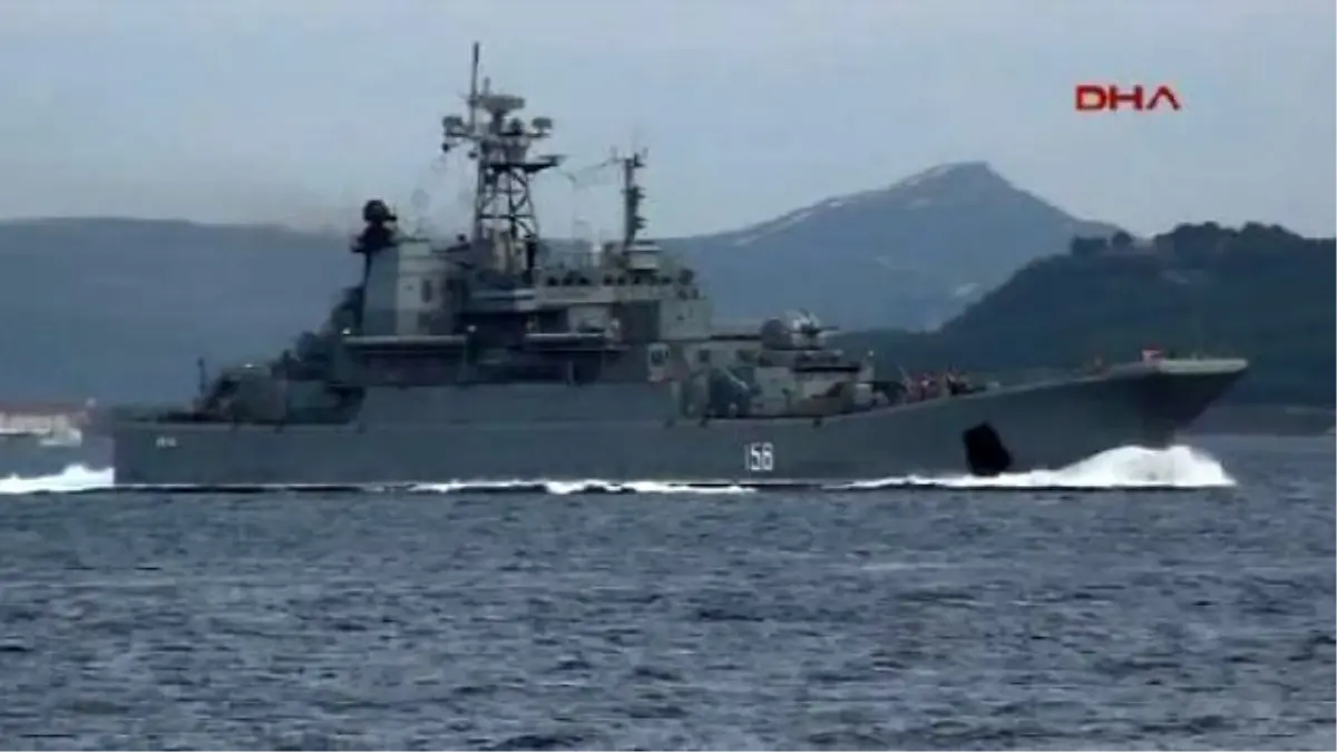 Russian Battleship Passes Through Dardanelles En Route To Mediterranean