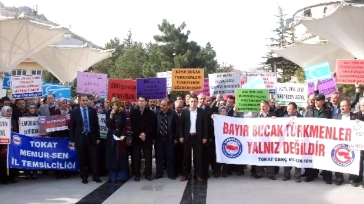 Tokat\'ta Türkmen Bölgesine Yapılan Saldırılar Protesto Edildi