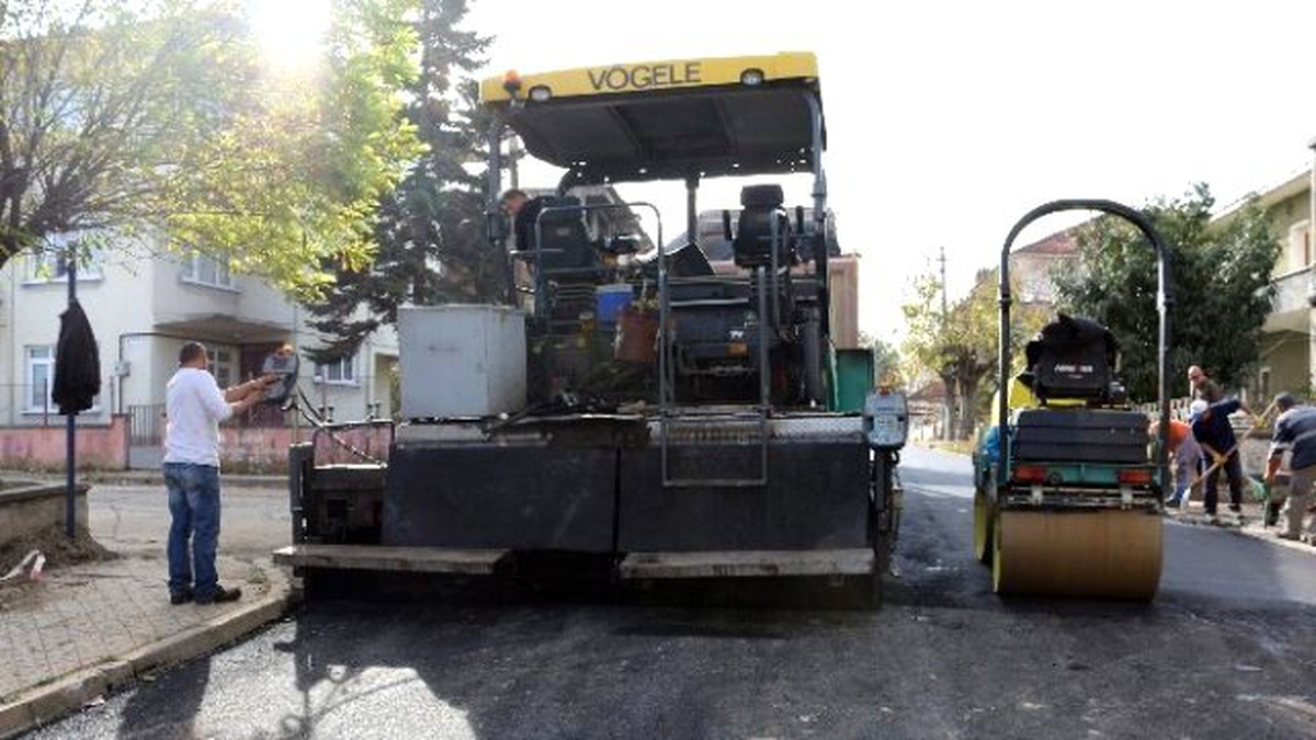 Yalı Mahallesi\'nde Asfalt Çalışması