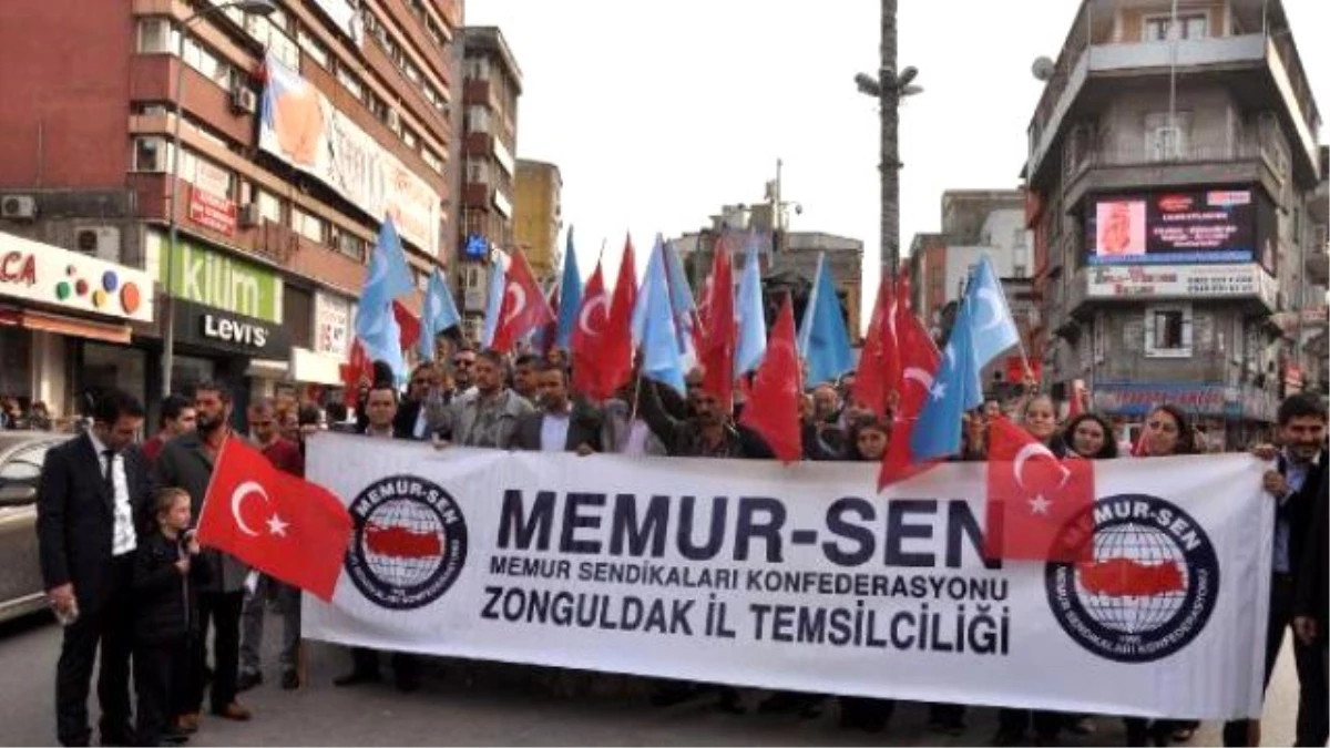 Zonguldak\'ta Bayırbucak Türkmenlerine Saldırı Protestosu