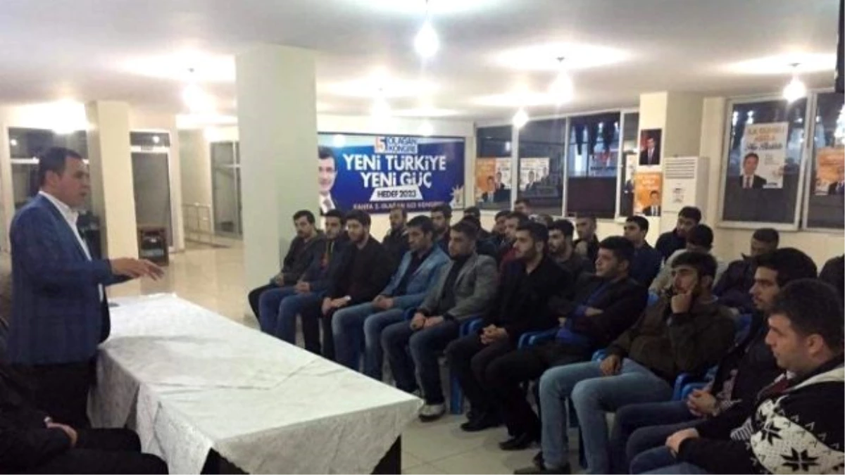 AK Parti Kahta Gençlik Kolları Başkanı Değişti