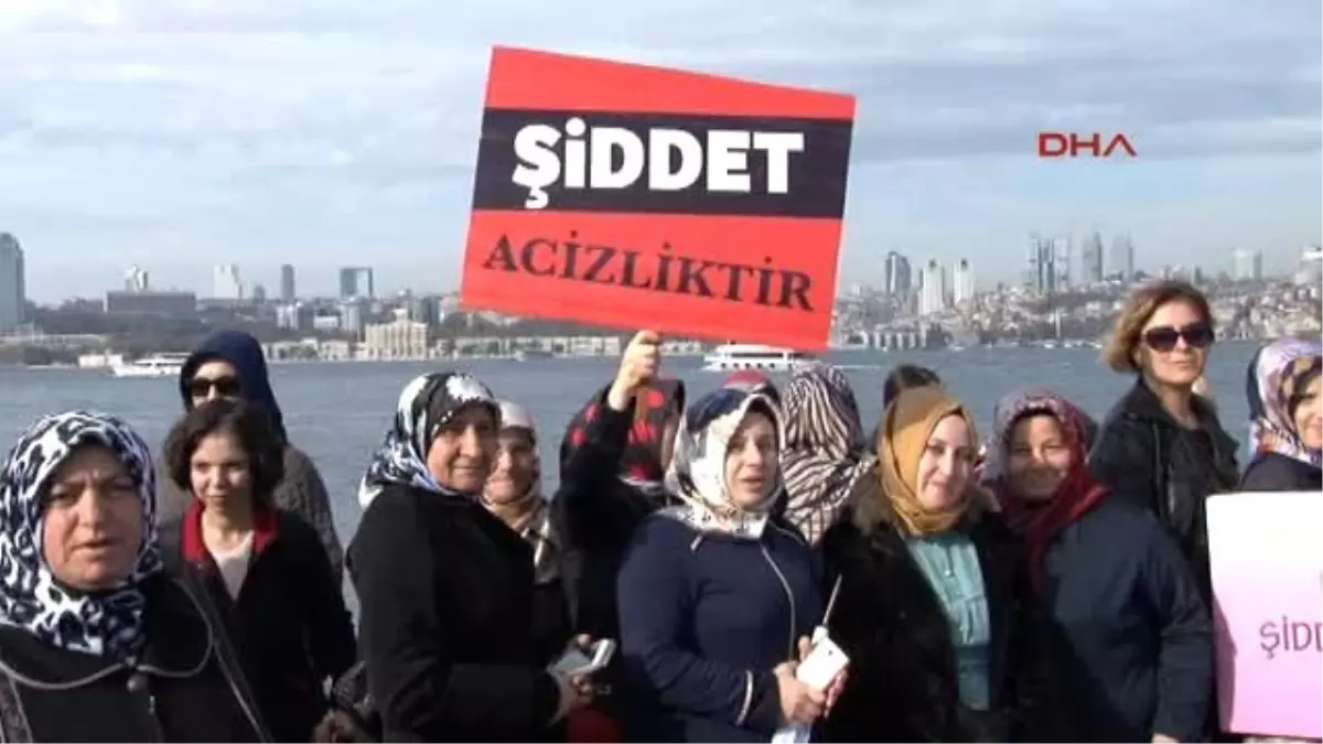 Ak Partili Kadınlardan "Kadına Şiddete Hayır" Eylemi
