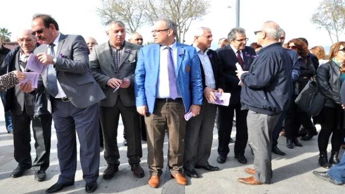 Bandırma Kadına Şiddet Protesto Edildi