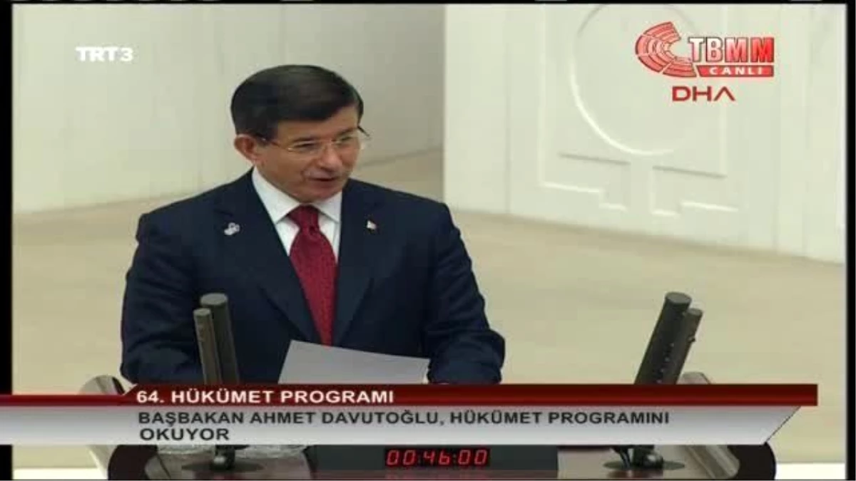 Başbakan Davutoğlu 64\'üncü Hükümet Programını Açıkladı-6