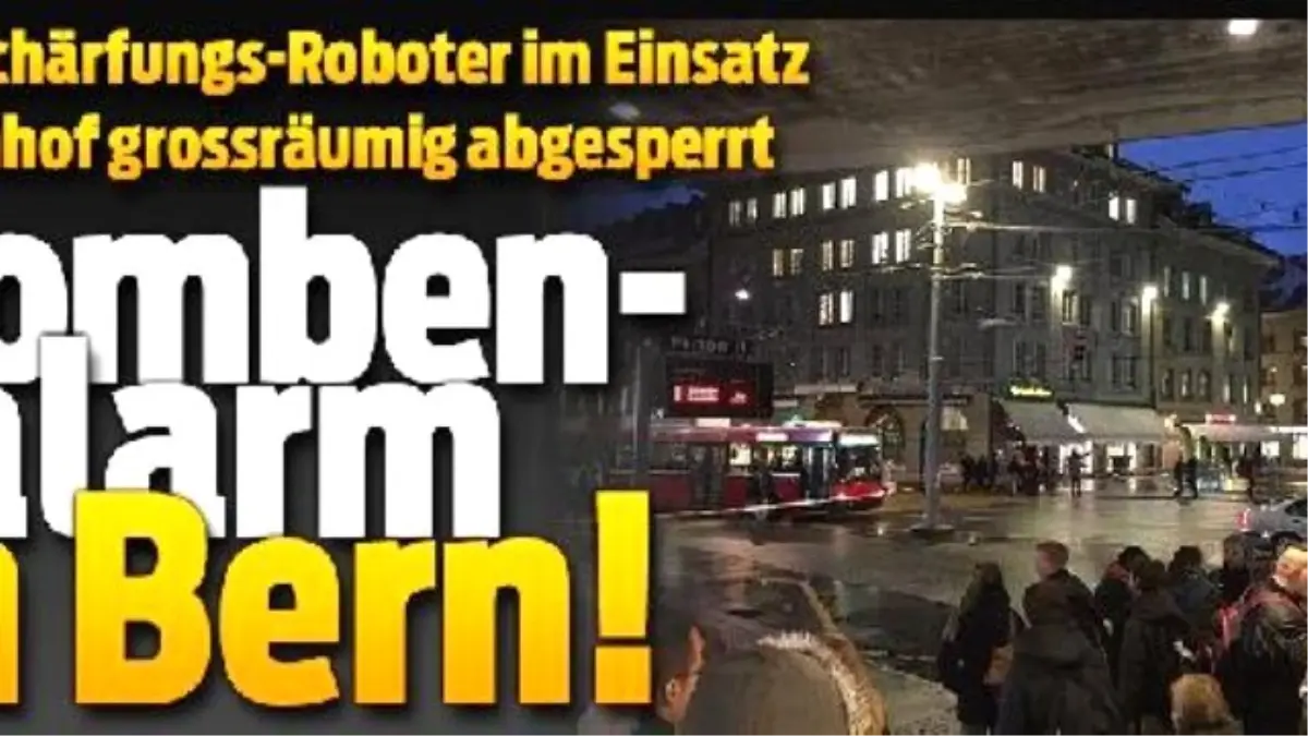 Bern Tren İstasyonunda Bomba Alarmı