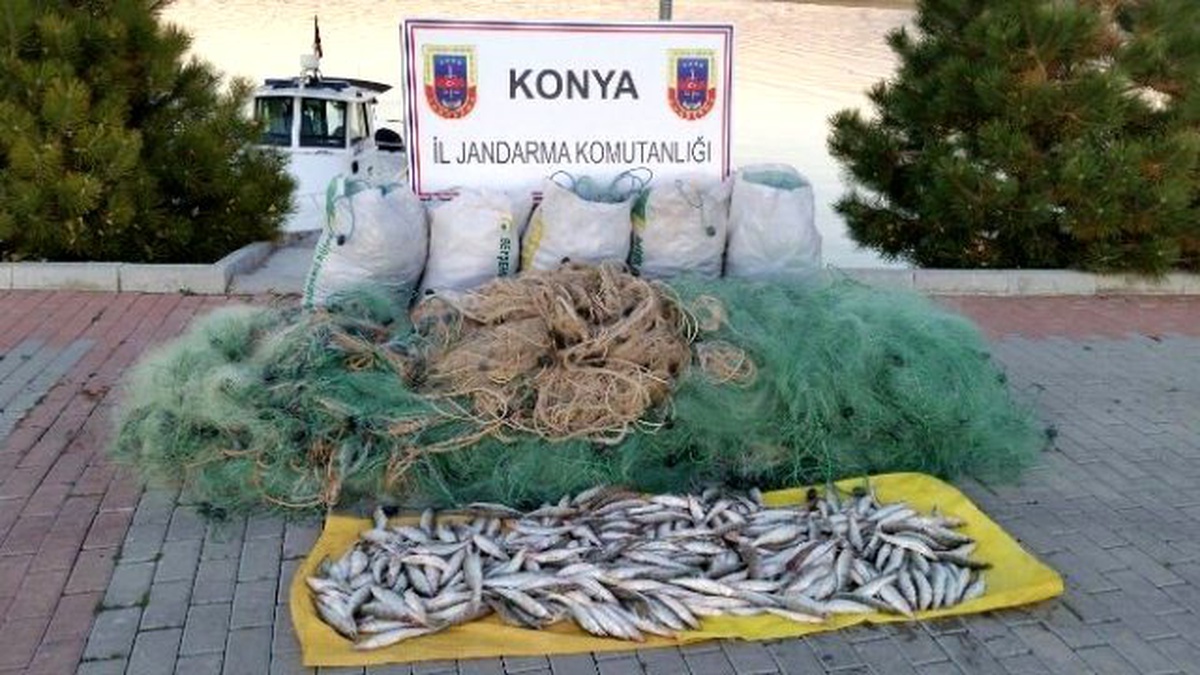 Beyşehir Gölü\'nde Yasak Misina Denetimleri