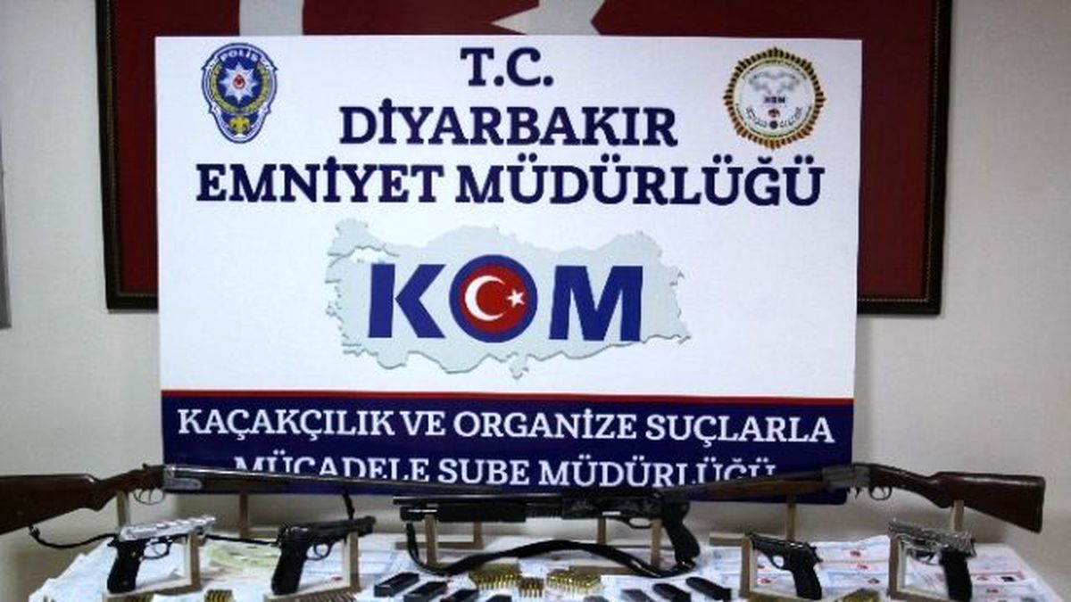 Diyarbakır\'da Silahlı Suç Örgütüne Operasyon