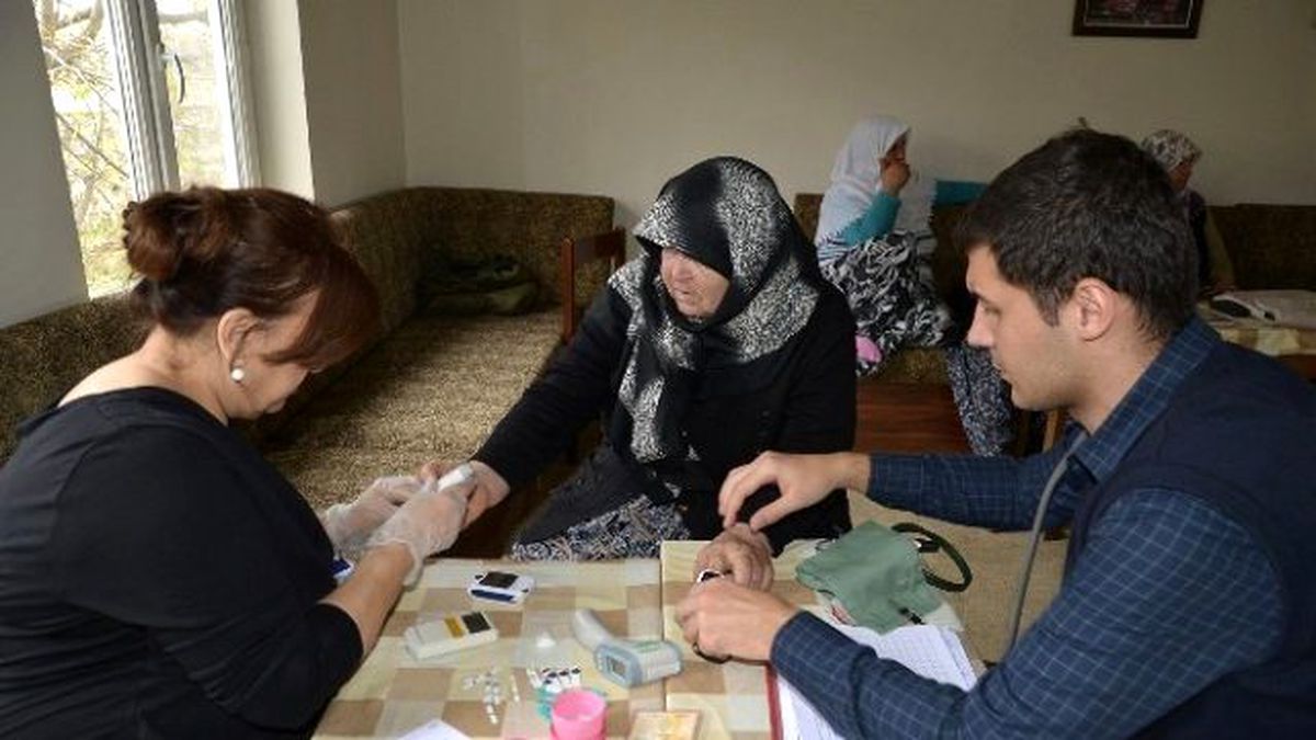 Kırsalda Sağlık Taramaları Devam Ediyor