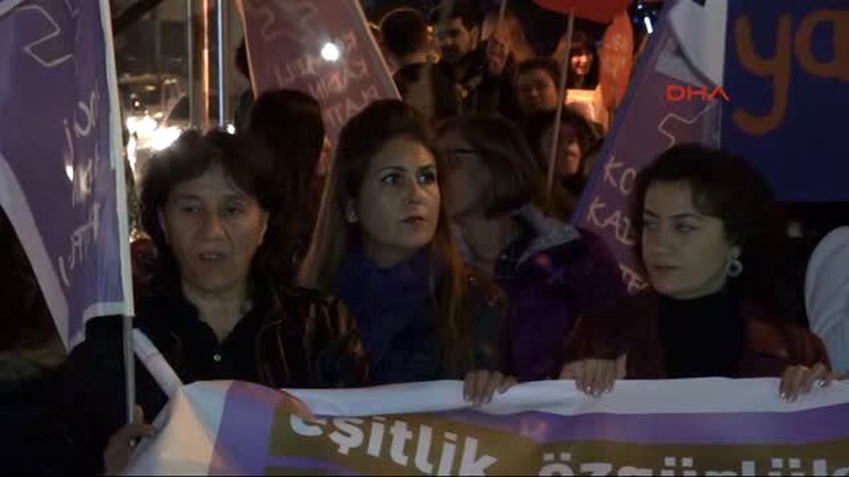 Kocaeli - Kadına Şiddeti Protesto Ettiler