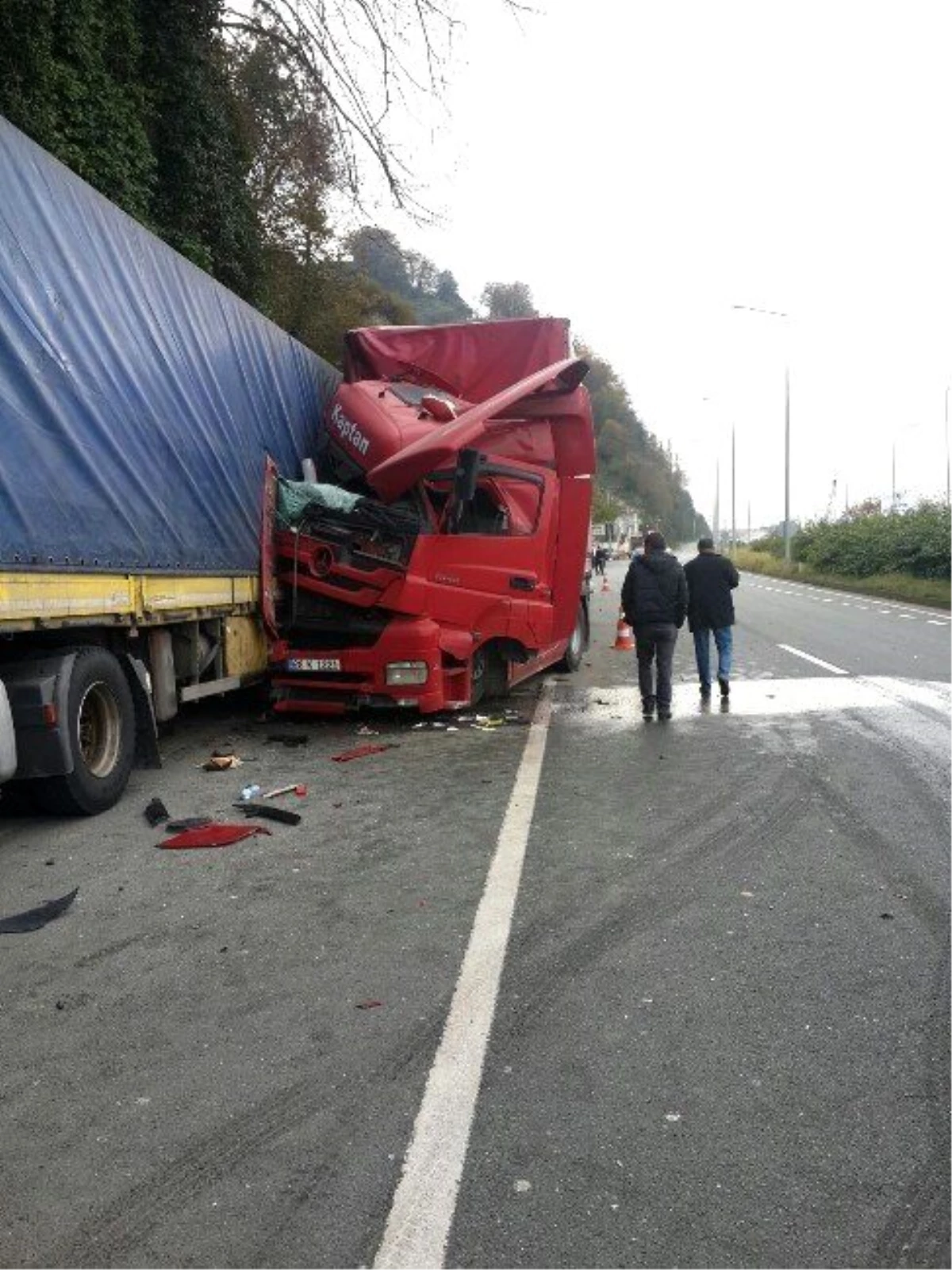 Rize\'de Trafik Kazası: 2 Yaralı