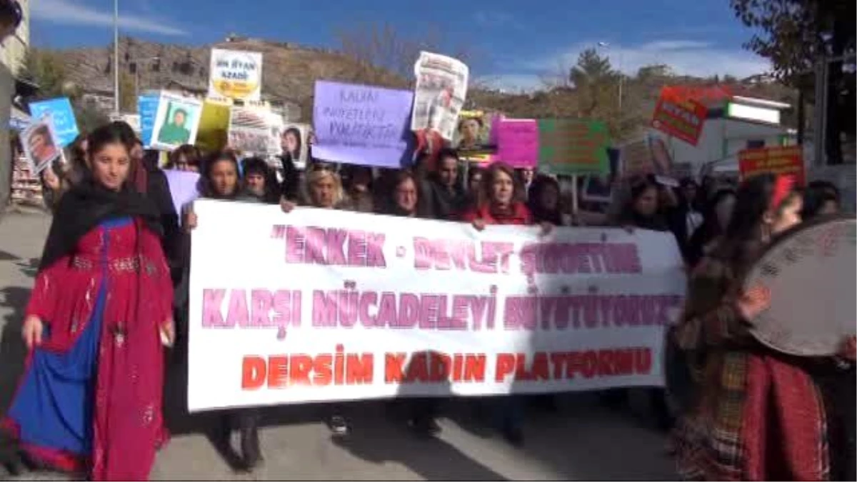 Tunceli ve Şırnak\'ta Kadınlar, Şiddete Karşı Yürüdü