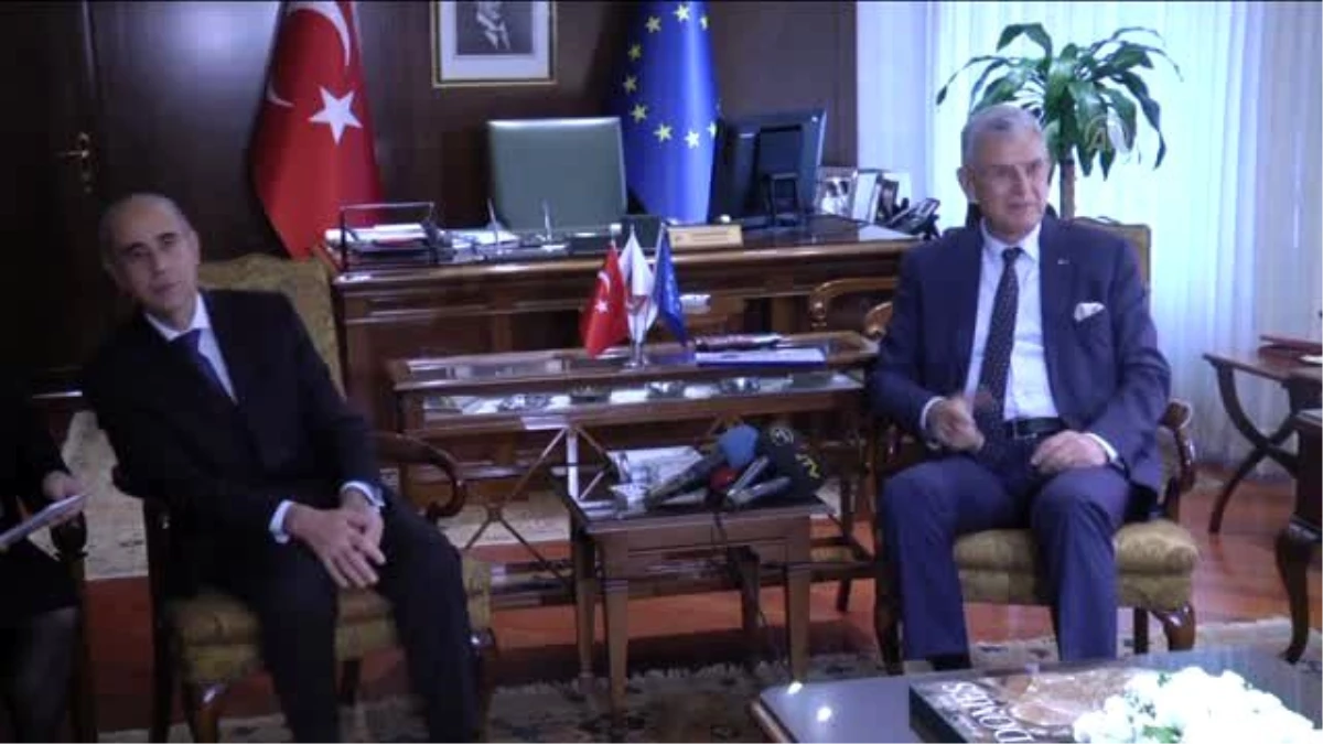 AB Bakanı ve Başmüzakereci Bozkır\'ın Kabulü