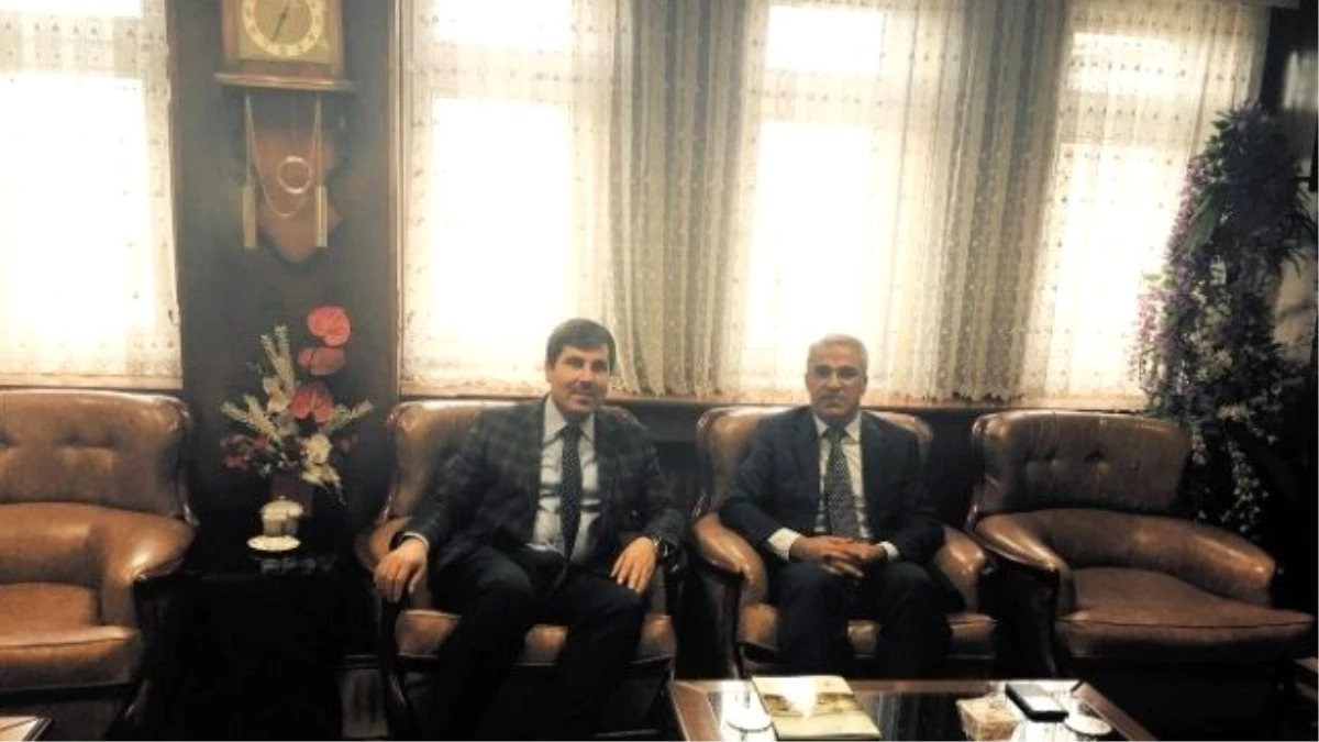 Bingöl Belediye Başkanı Barakazi\'den Başkan Asya\'ya Ziyaret
