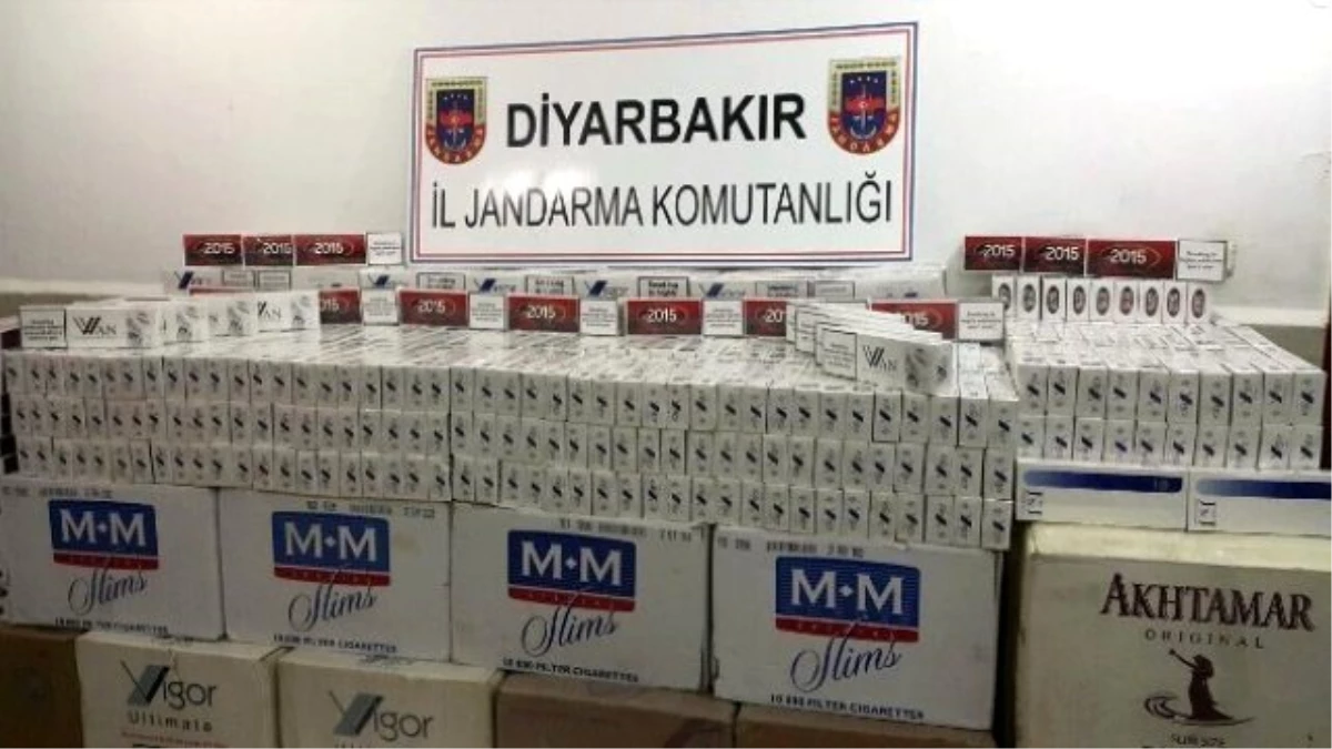 Diyarbakır\'da 61 Bin 520 Paket Kaçak Sigara Ele Geçirildi