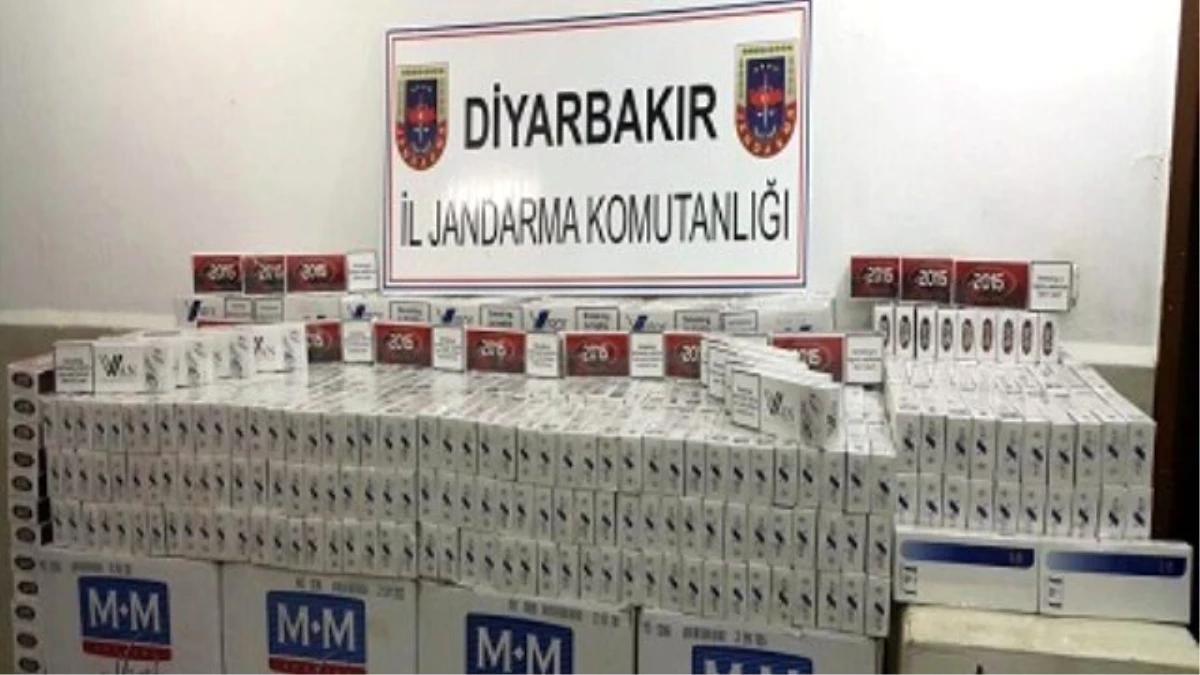 Diyarbakır\'da 61 bin 520 Paket Kaçak Sigara Ele Geçirildi