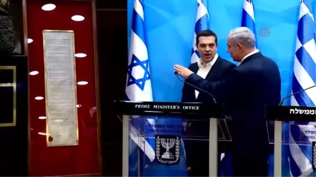 Netanyahu ile Çipras Ortak Basın Toplantısı Düzenledi (1)