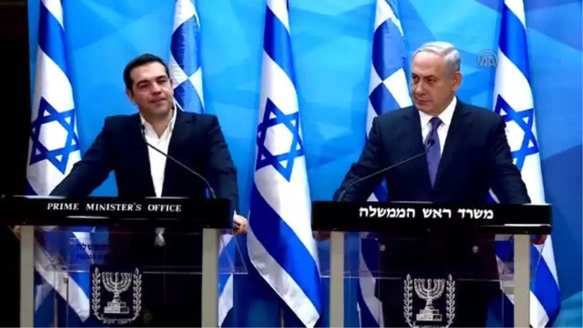 Netanyahu ile Çipras Ortak Basın Toplantısı Düzenledi (2)