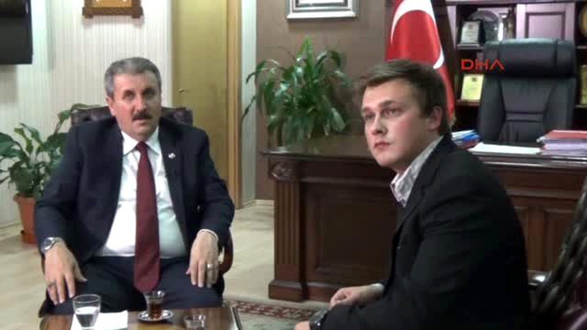 BBP Lideri Destici\'den Rus Muhabirin Terörist Sözüne Tepki