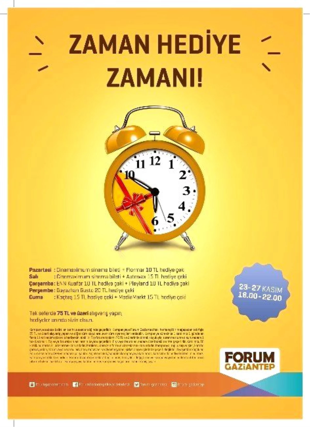 Forum Gaziantep Ziyaretçilerine Hediye Dağıttı