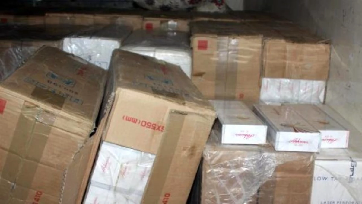 Gaziantep\'te 257 Bin Paket Kaçak Sigara Ele Geçirildi