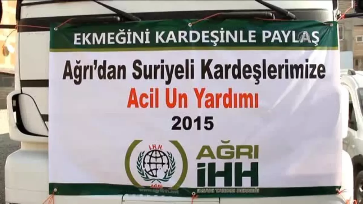 İhh\'dan Suriye\'ye Un Yardımı