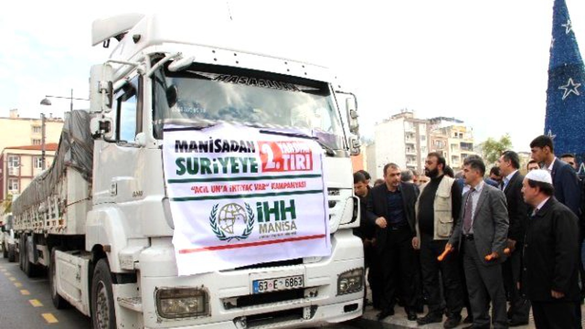 İhh\'nin Yardım Tır\'ı Dualarla Uğurlandı